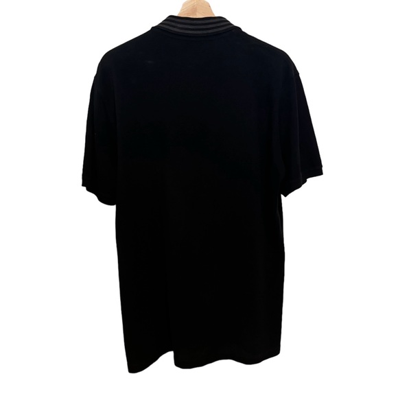 Gucci Classic Men's Polo Shirt Black Short Sleeve Made in Italy - Picture 2 of 4